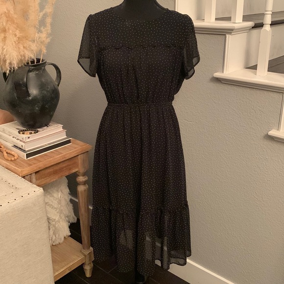 Rokoko Polka Dot MIDI Dress - Picture 3 of 8